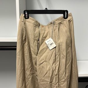 Zanella Hepburn beige checkered trousers
